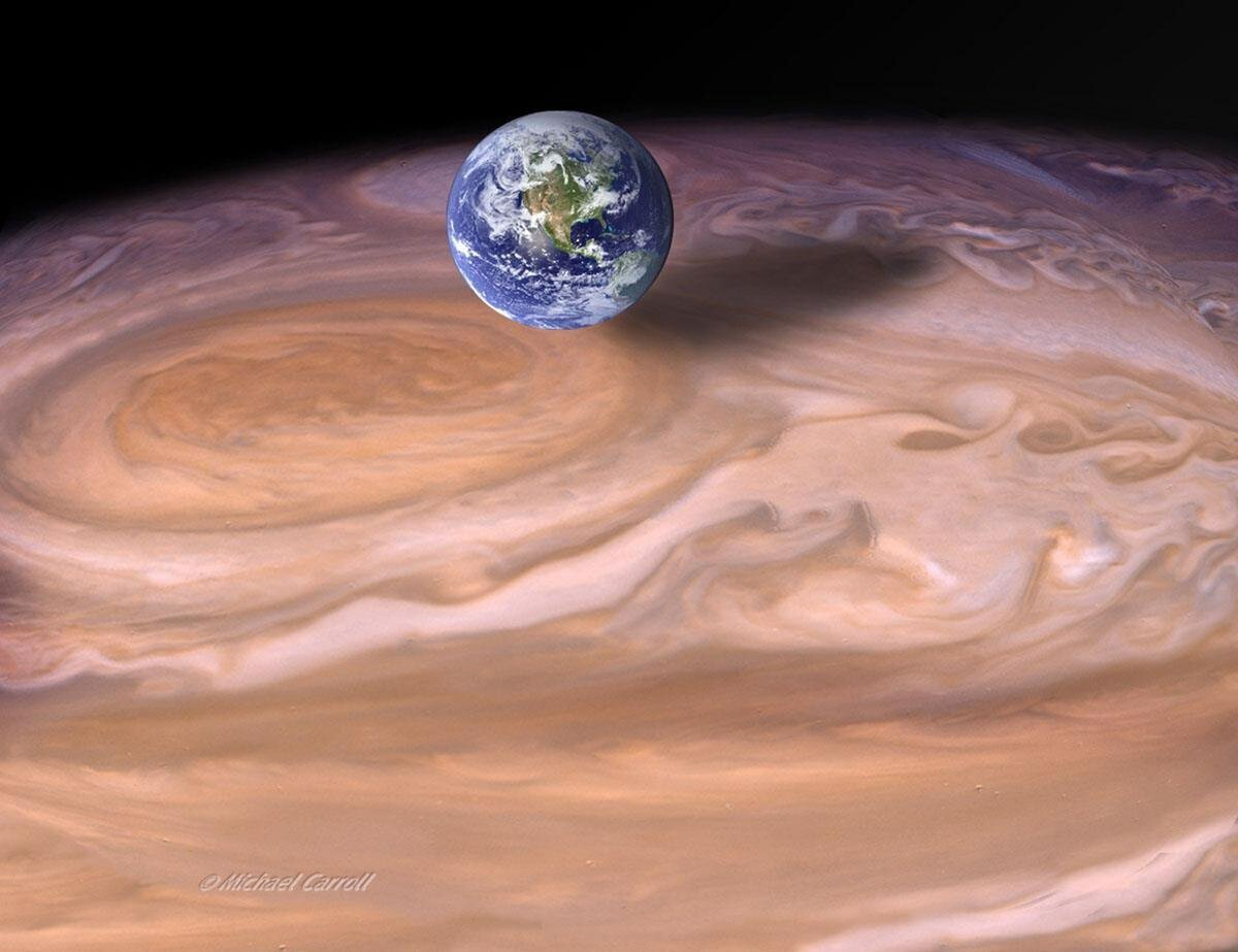 Какая самая большая земля. Юпитер Планета красное пятно ураган. БКП Юпитера. Красное пятно Юпитера. Юпитер Планета красное пятно.