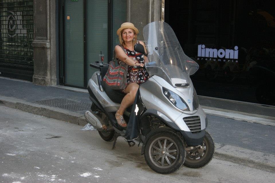 Странный мотоцикл в Милане