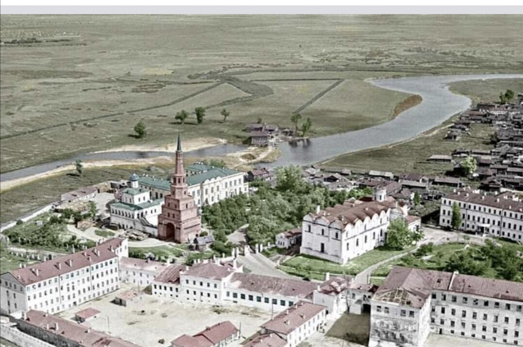 Редкий вид на Казанский Кремль (1933-1935)
