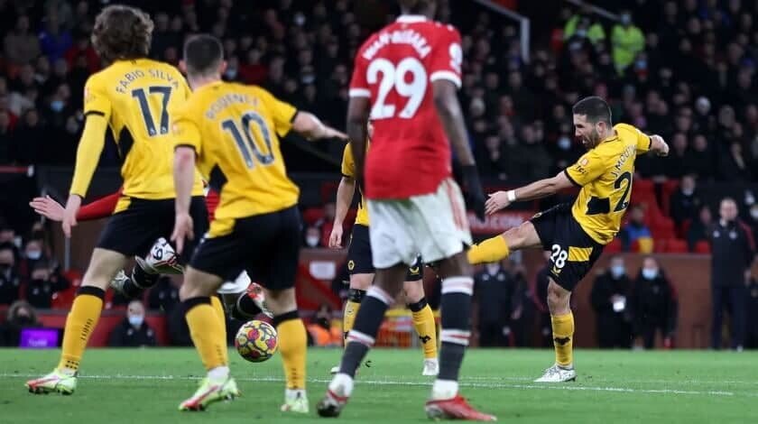 «Вулверхэмптон» победил МЮ со счётом 1:0 в 21-м туре АПЛ