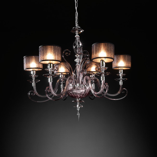 люстра Alicante Fume shade / L6 от фабрики Euroluce Lampadari.