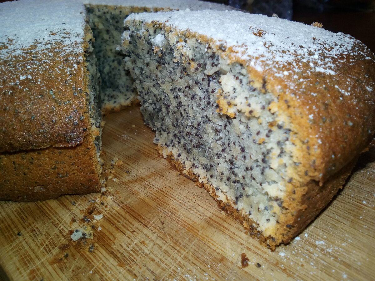 Маковый кекс