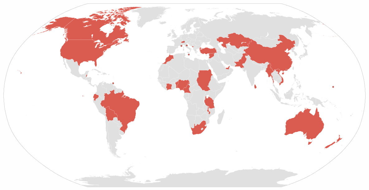 Страны, где столица - не крупнейший город