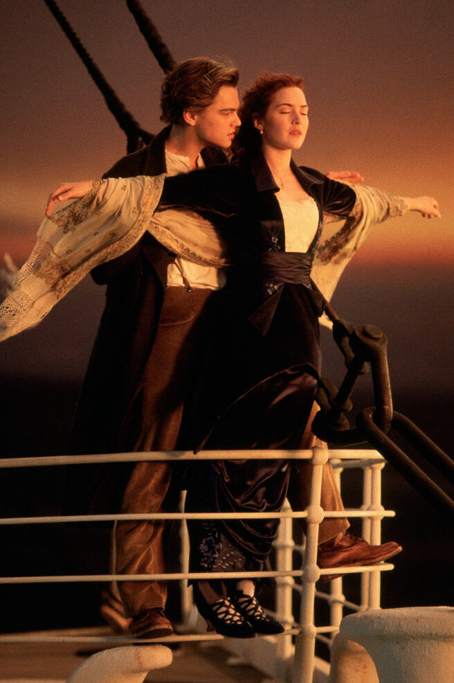 Кадр из фильма "Титаник" (1997 г.). Режиссер — Джеймс Кэмерон