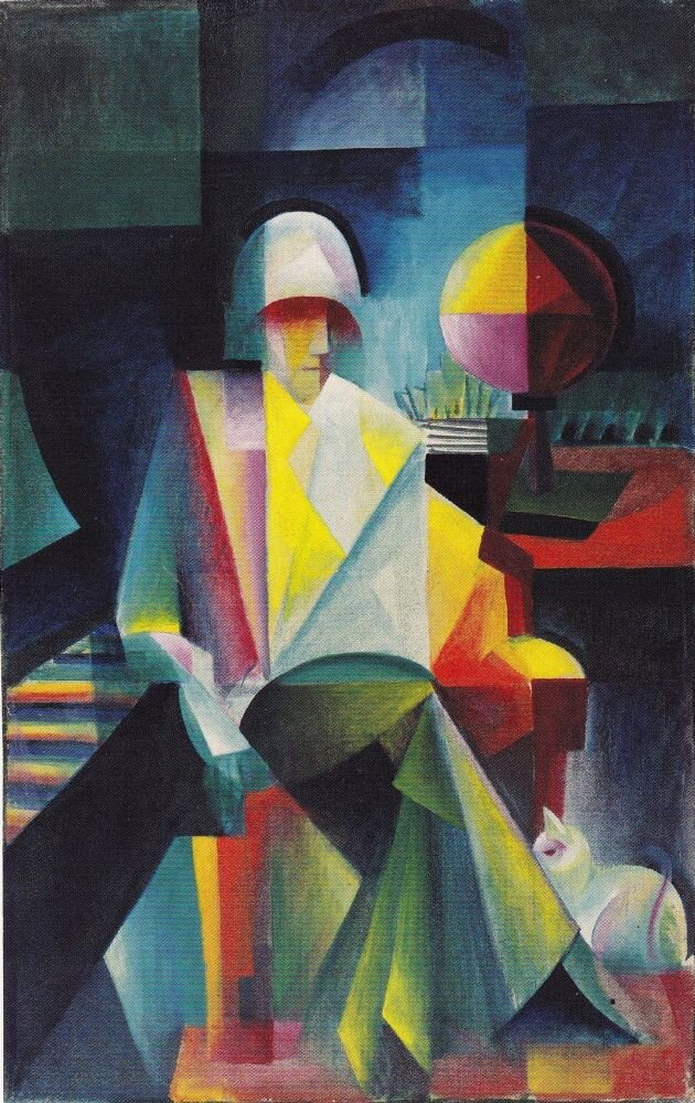 Хельга Линдберг, 1916г - кубистский период Иттена