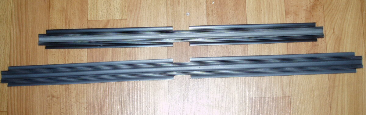 резинки продаются парами, под все размеры щеток, ничего подрезать не потребуется