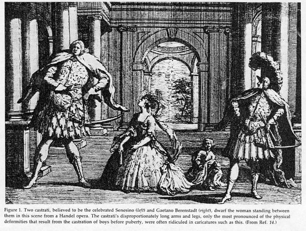 Сенезино и Гаэтано Беренштадт. Сцена из оперы Генделя. XVIII в.