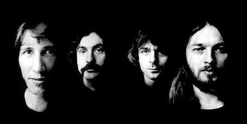 Золотой состав PINK FLOYD (справа налево): Роджер Уотерс, Ник Мэйсон, Рик Райт, Дэвид Гилмор
