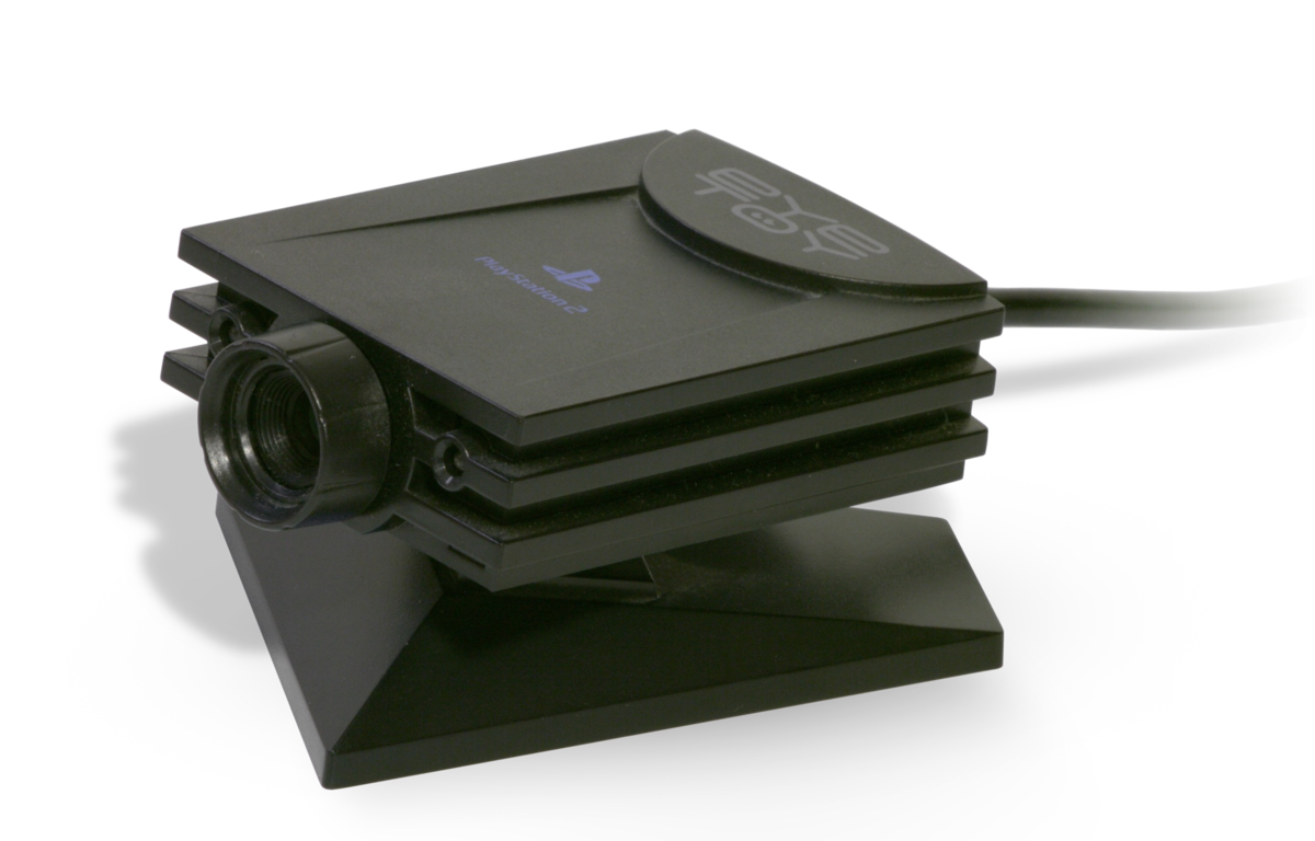 Eye Toy, по сути это просто камера, которая вставляет ваше изображение в игру.  (изображение взято с wikimedia.org)