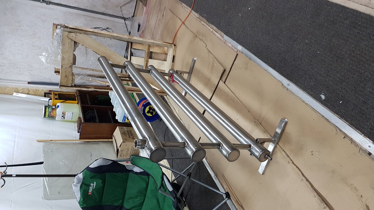 Регистр из нержавейки.