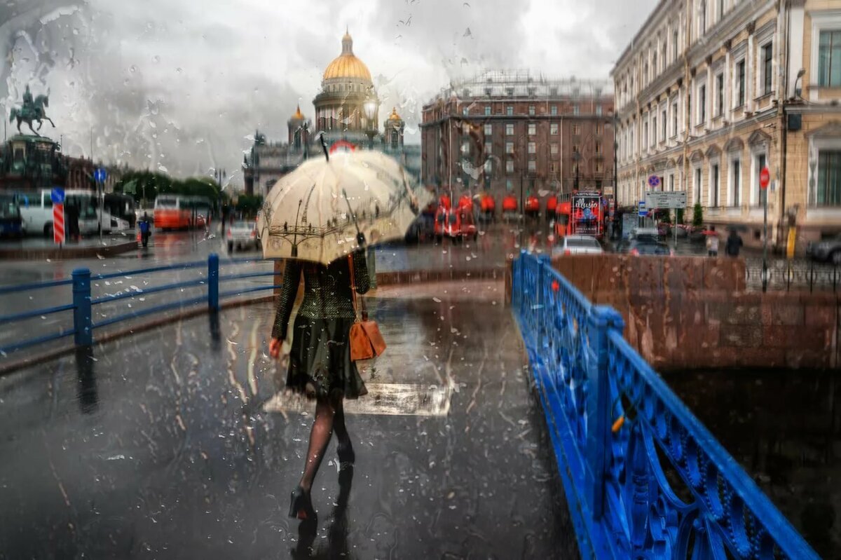 Санкт-Петербург дождь