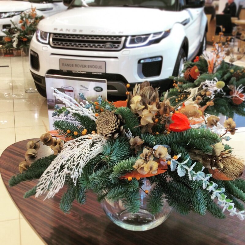 Новогоднее украшение авто