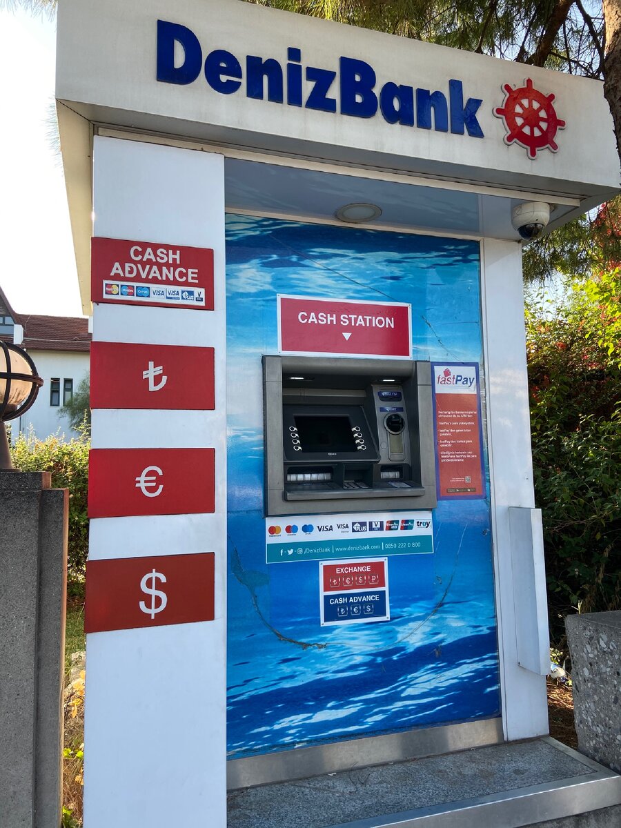 Denizbank карта мир