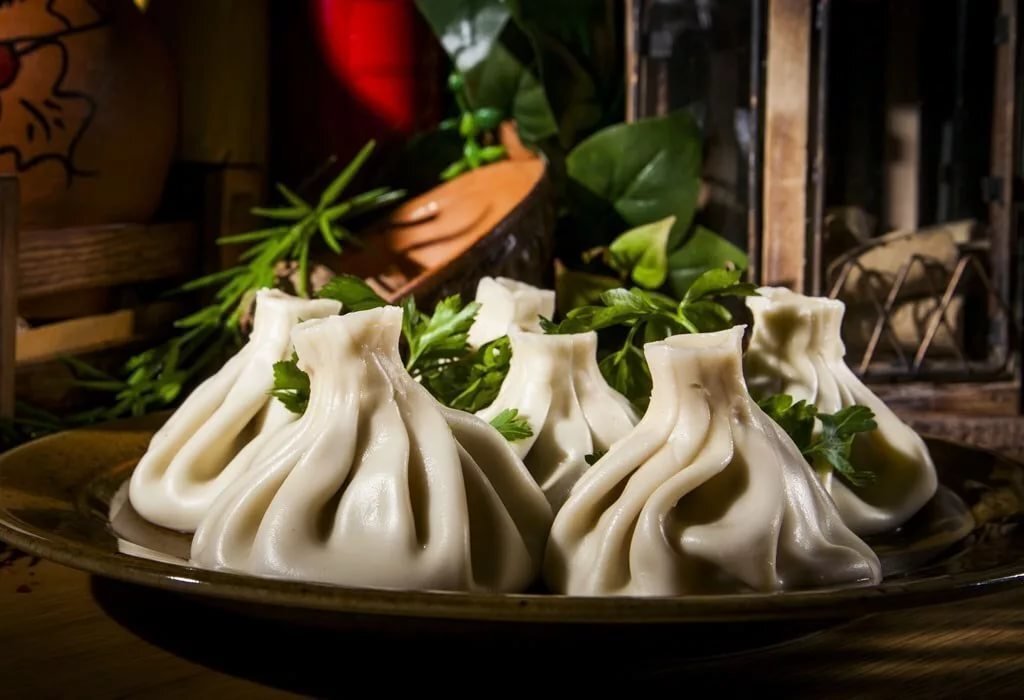 Традиционное блюдо: хинкали 