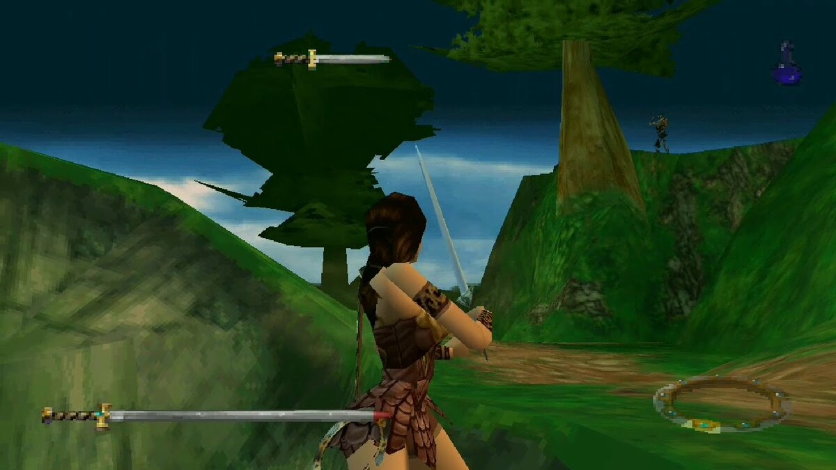 Зена в лесу