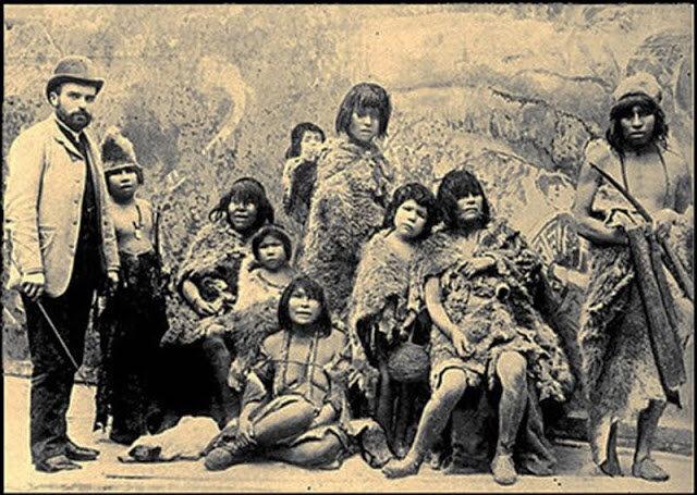 Карл Хагенбек и племя селк"нам. Гамбург, 1889 г.