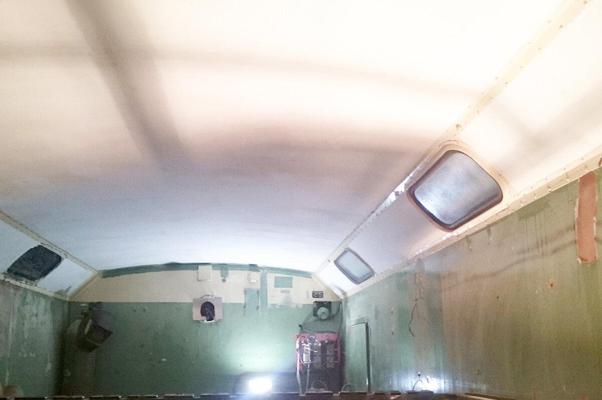 результат отделки потолка