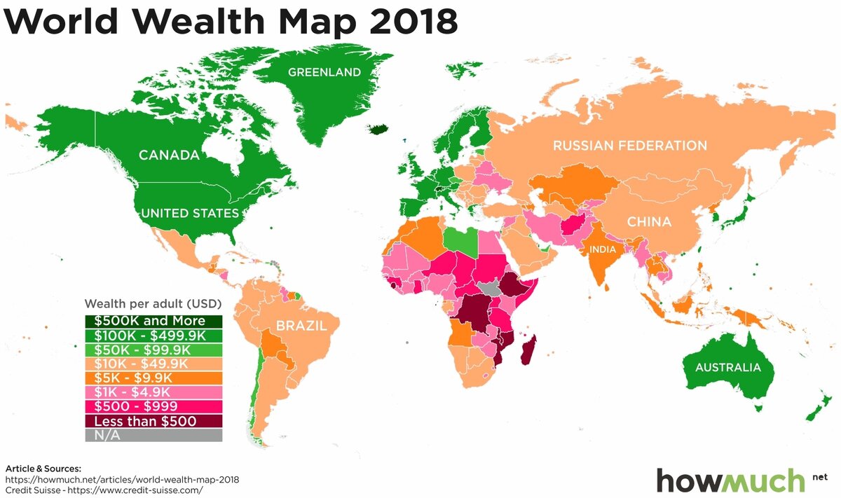 Источник: https://howmuch.net/articles/world-wealth-map-2018 