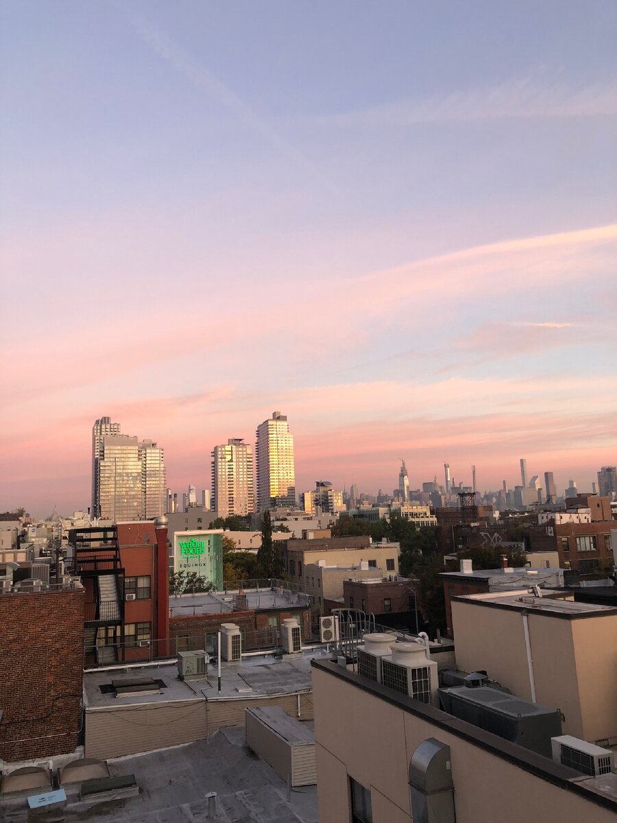 Рассвет на крыше отеля POD Brooklyn