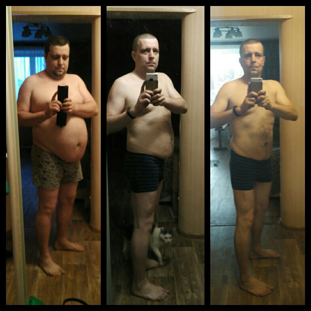 Fit похудение. До и после похудения мужчины