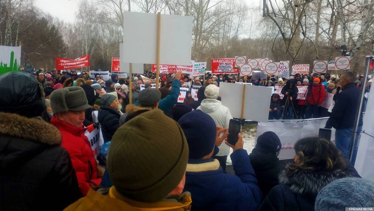 Митинг 3 ноября в Парке имени 50-летия ВЛКСМ