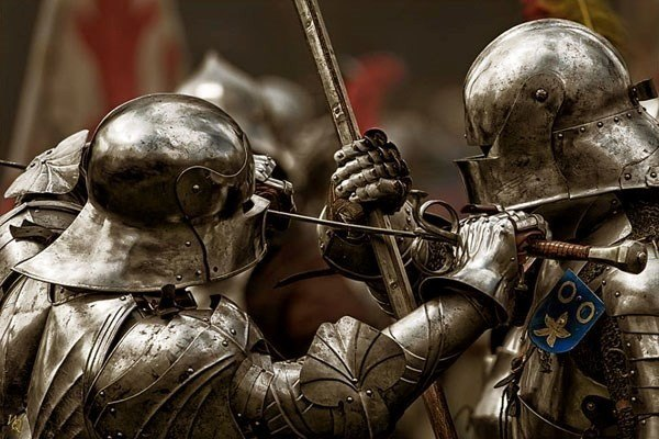 Просто красивая реконструкция рыцарей; на обложечку :) Источник: livejournal.com