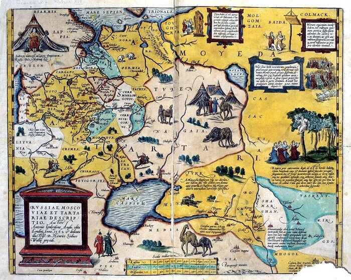 Карта дженкинсона 1562
