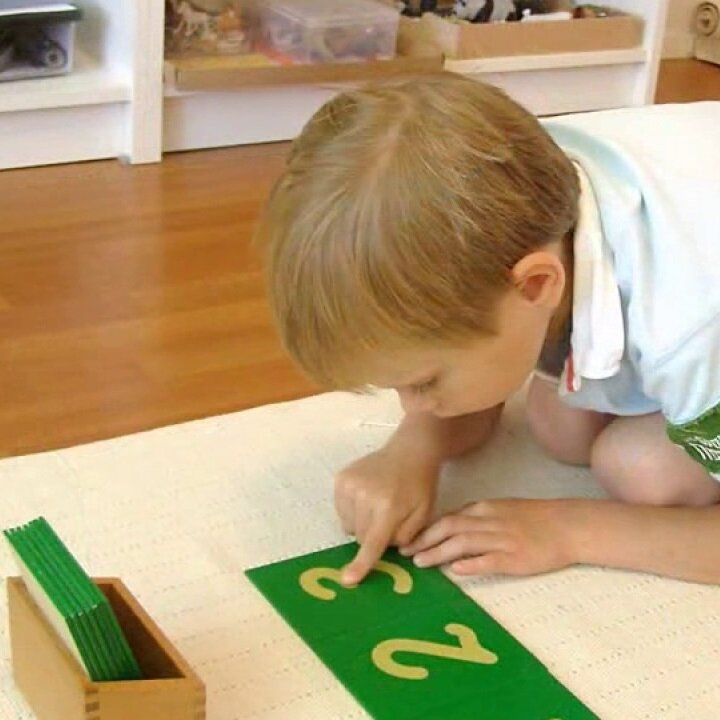 Шероховатые цифры Монтессори