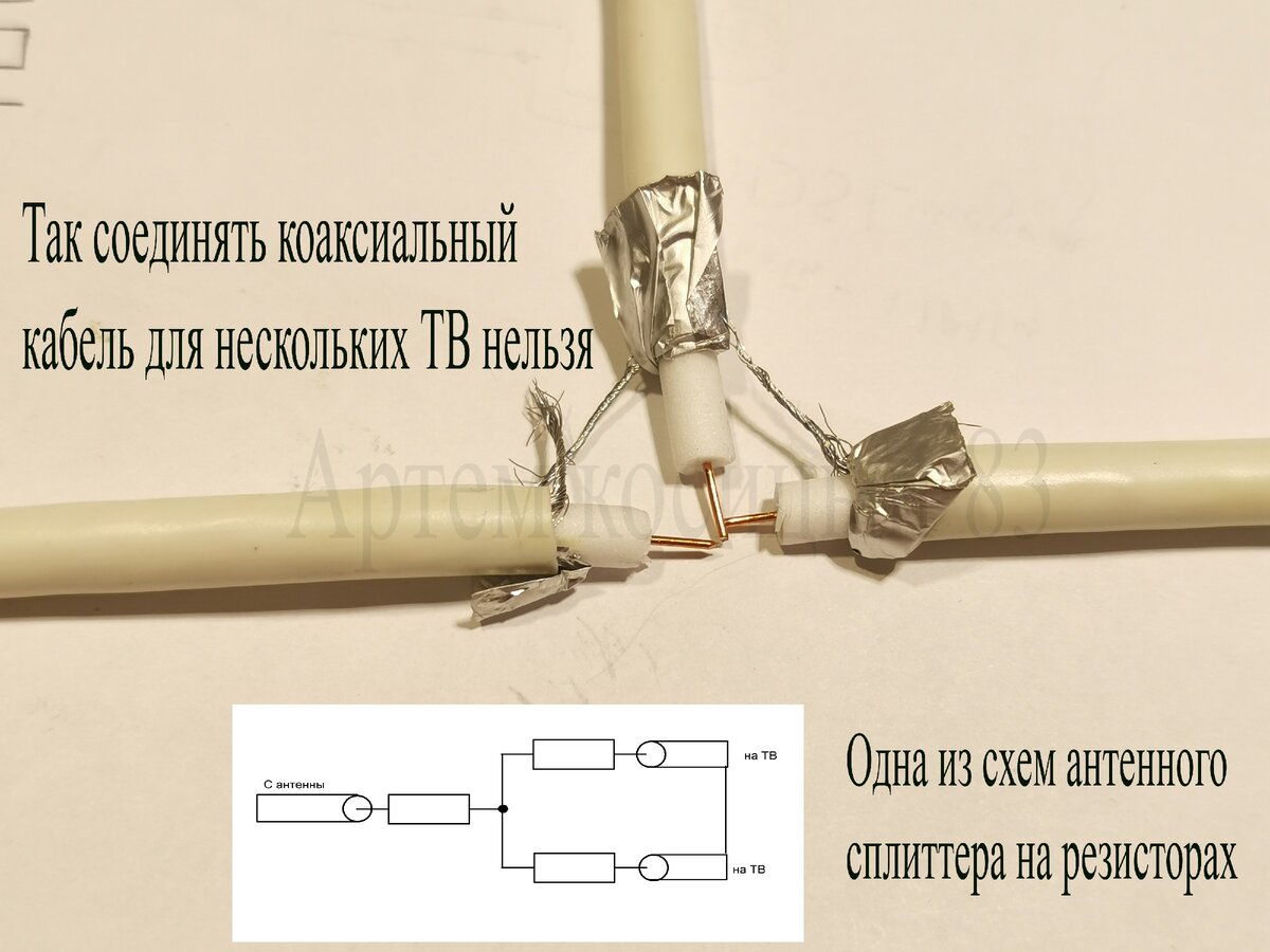 Сплиттер или разветвитель для антенны и интернета.Зачем он нужен и как ...