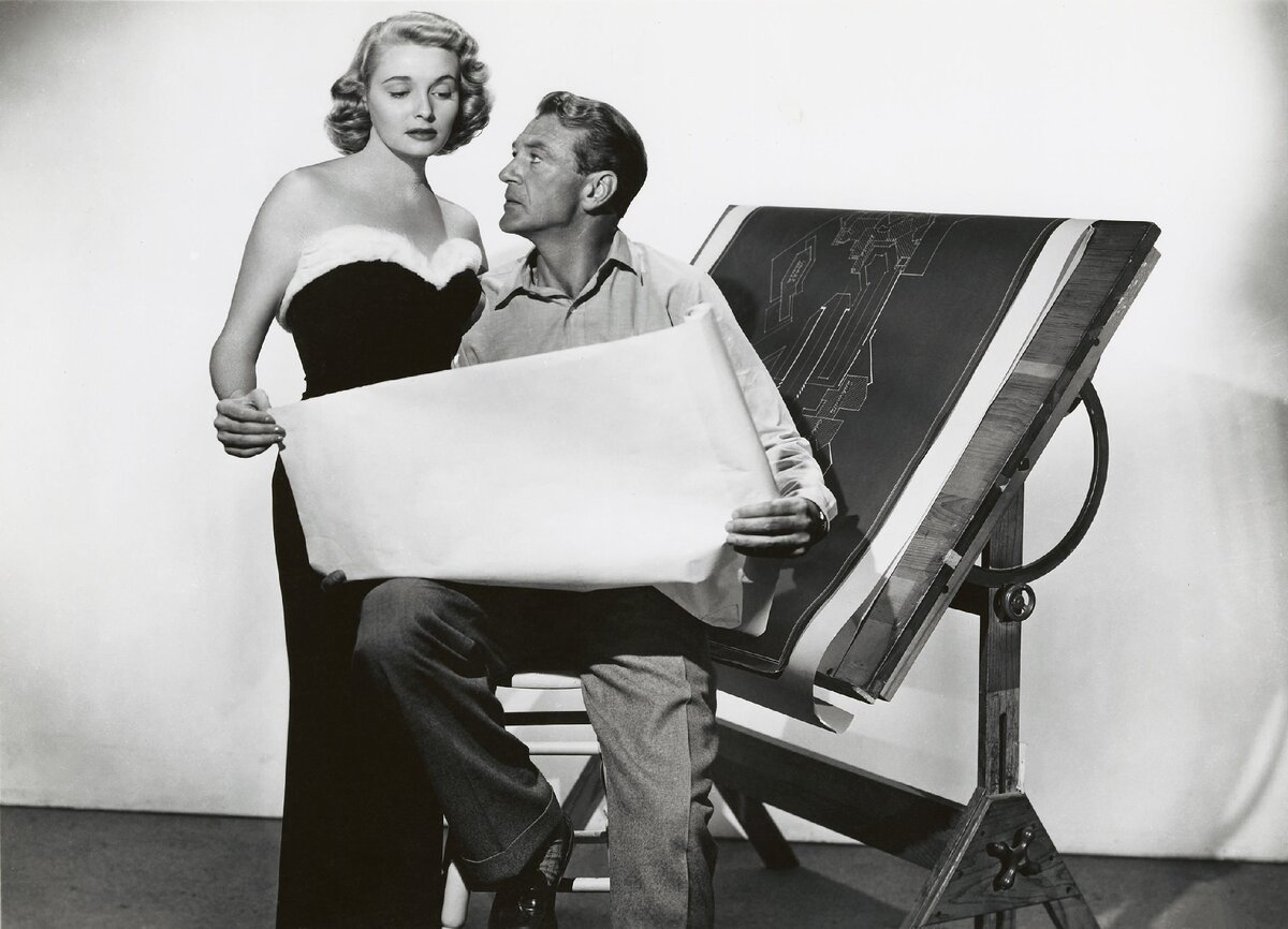 Кадр из к/ф «Источник» (реж. Кинг Видор, 1949 г.)