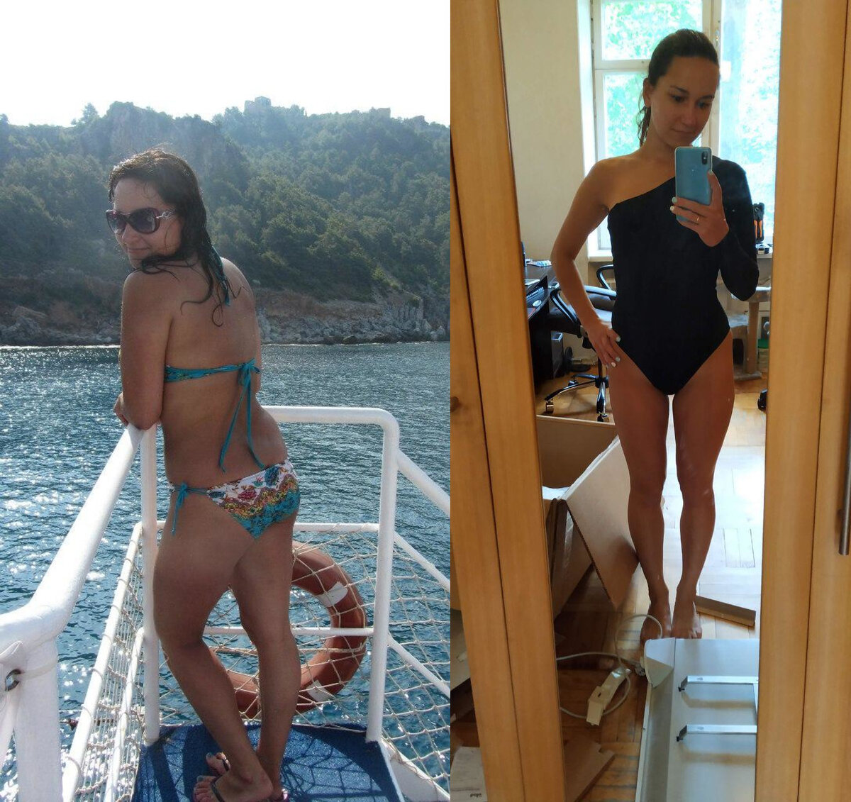 Мои фото,до и после.