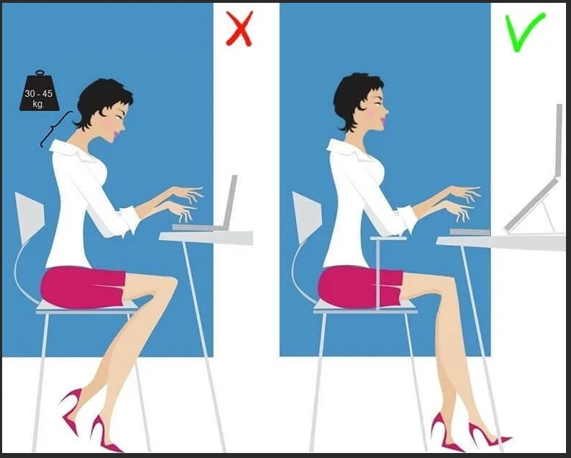 Как правильно сидеть на кресле