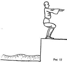 Иллюстрация завершния прыжка