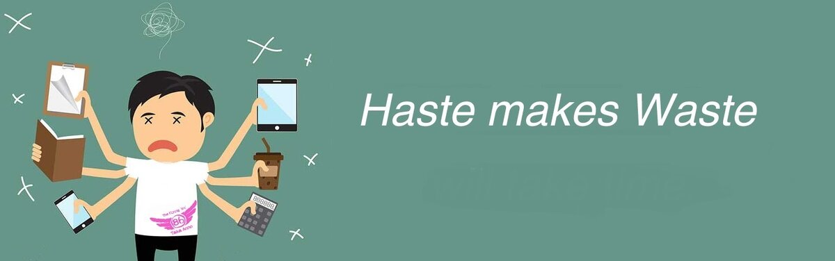 Вывод: Нельзя успеть все и сразу 