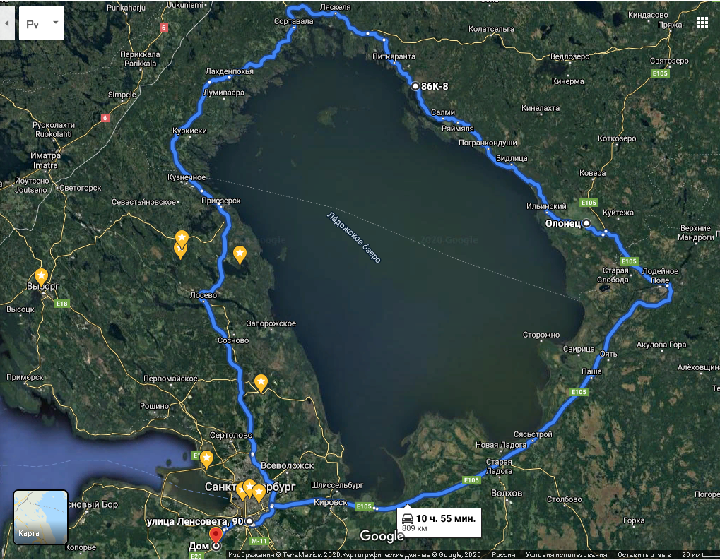 Что посмотреть в карелии летом на машине карта