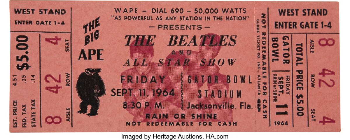 Full ticket. The Beatles концерты билет. Билет на концерт Битлз. The Beatles Concert tickets. Classic Concert ticket.