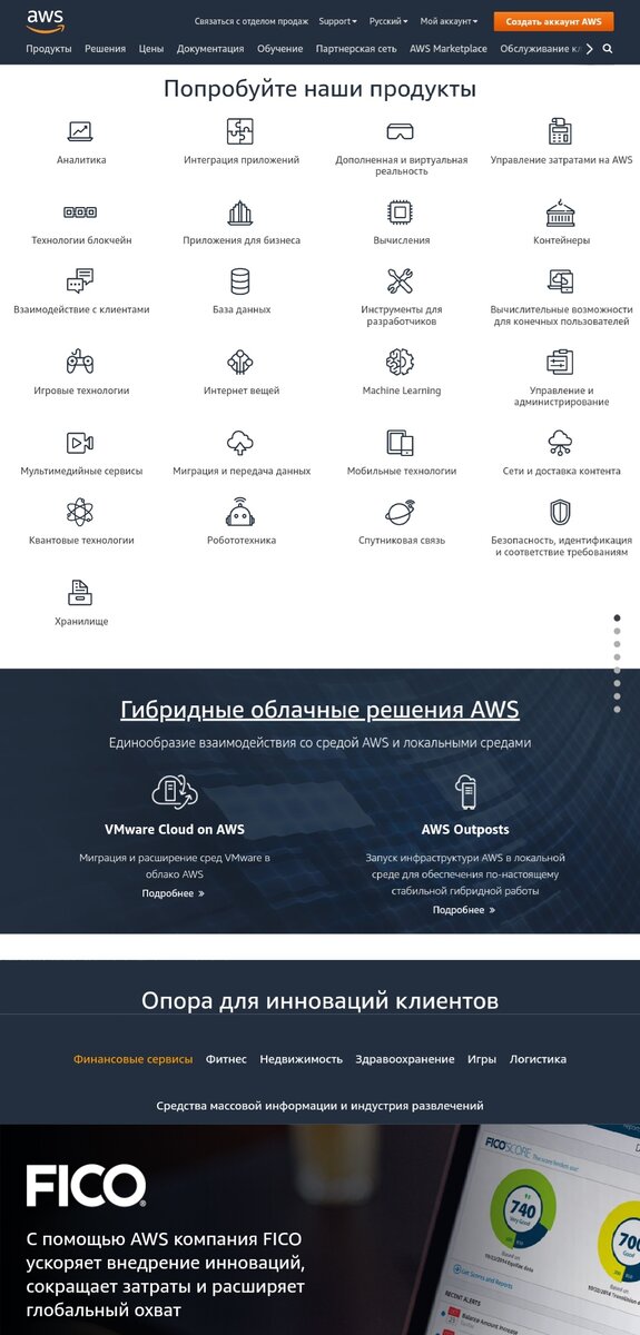 Готовые решения от Amazon.