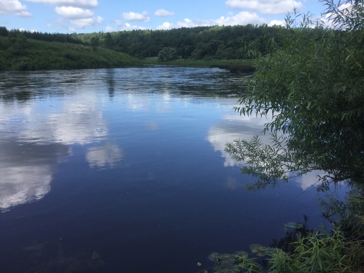 Угра у с. Никола-Ленивец