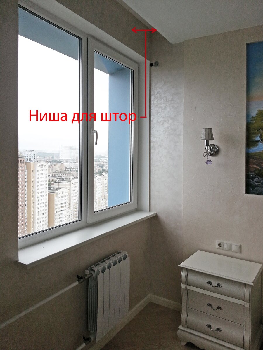 Жалюзи в нишу