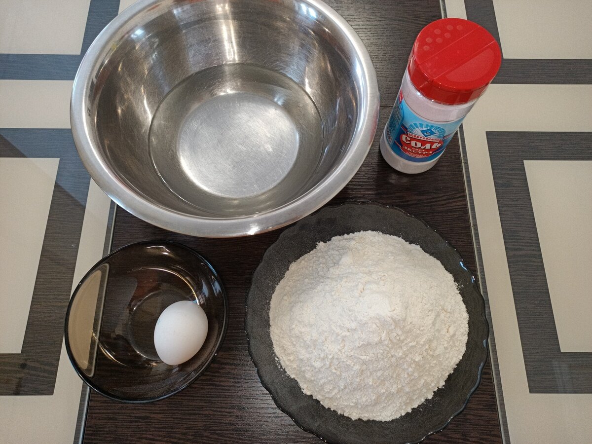 ингредиенты для теста