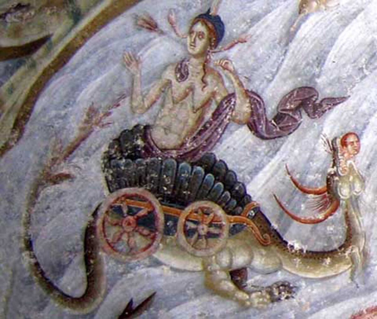 Марена. Фреска из монастыря в Грачанице