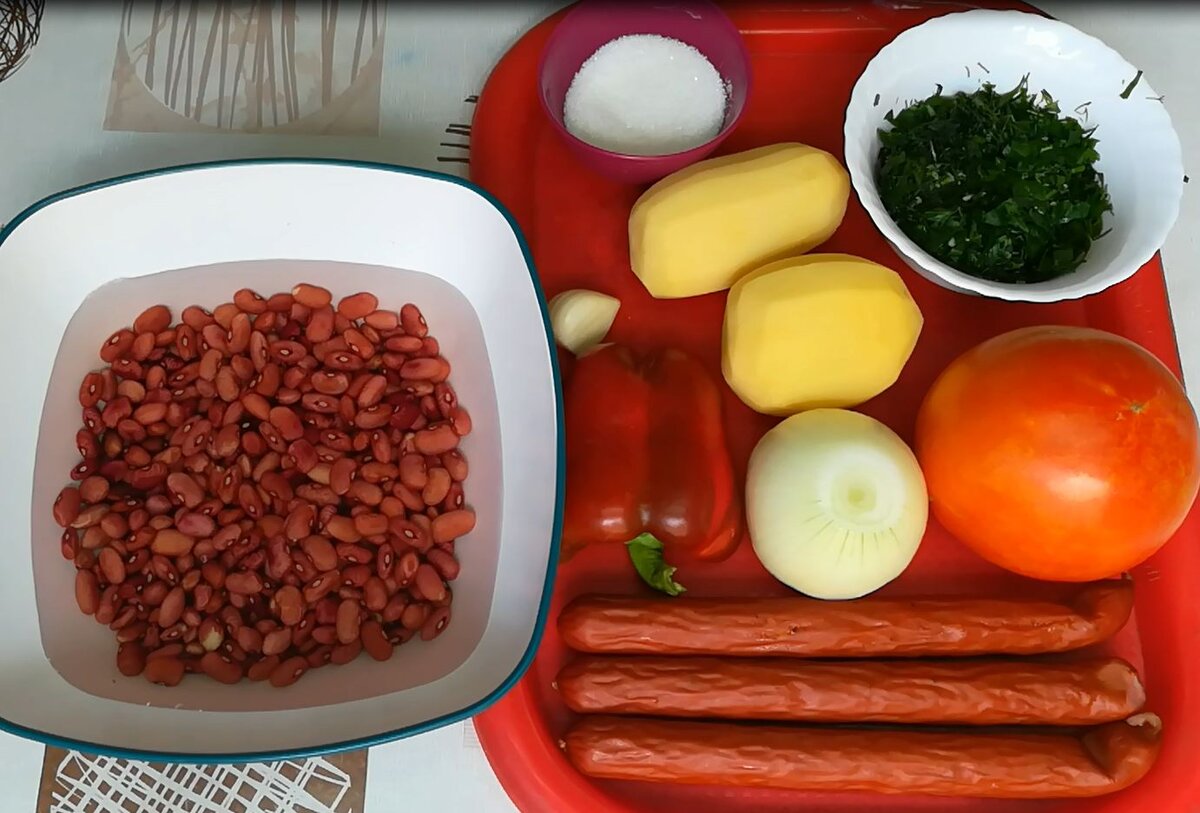 Ингредиенты для супа