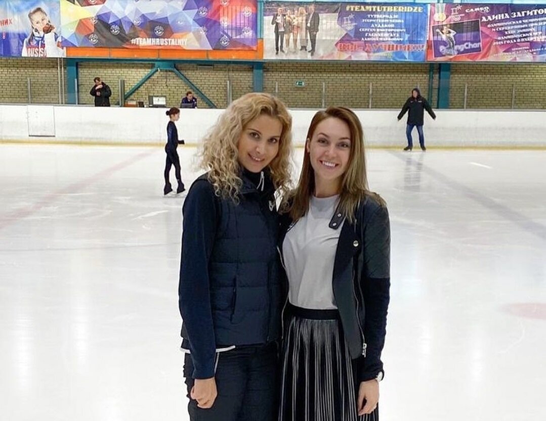 Этери Тутберидзе с Марией Шашиной.