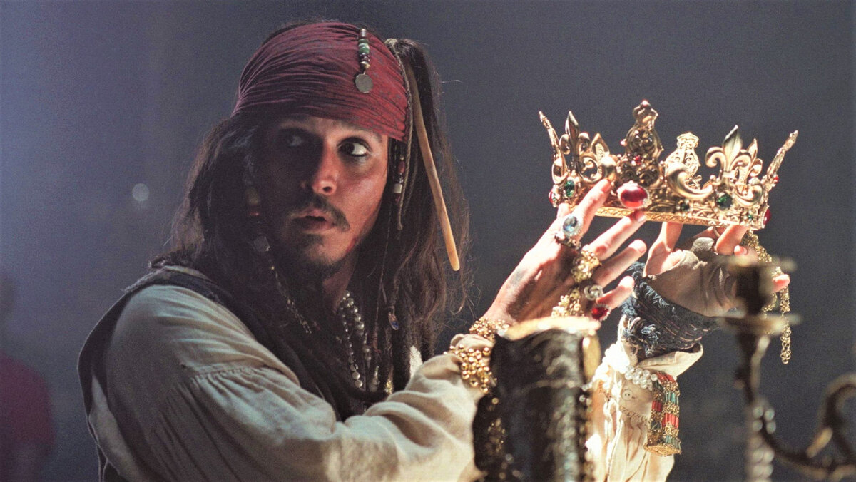 Кадр из фильма «Пираты Карибского моря: Проклятие Чёрной жемчужины»