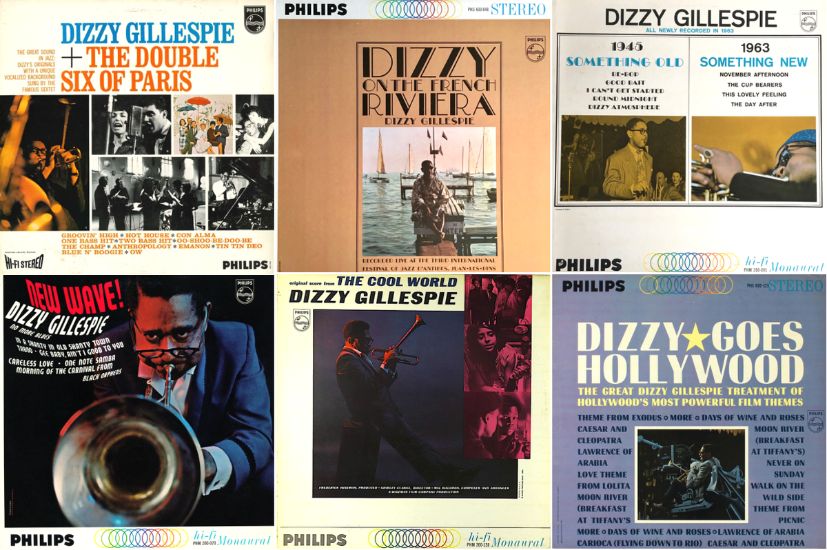 Пластинки Диззи, выпущенный под вывеской Philips