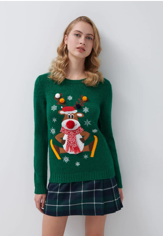 Новогодний джемпер House
