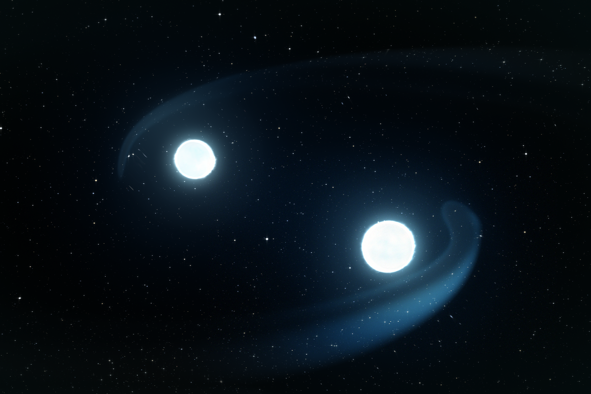 Два кванта энергии вращаются по окружности друг за другом. Из-за скорости вращения, со стороны они буду представлять из себя кольцо, которое можно рассматривать, как кольцевую сингулярность черной дыры