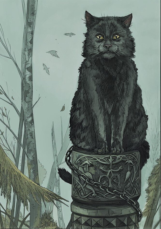 Кот Баюн. Мифы. Сказания. Легенды.