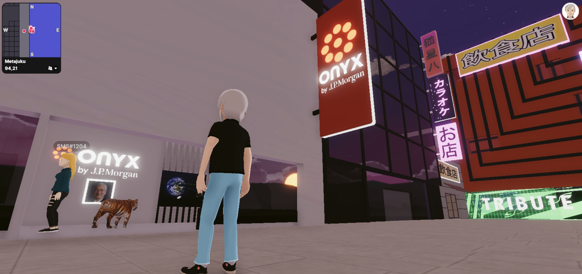 Банк метавселенной JPMorgan (Источник: Decentraland)