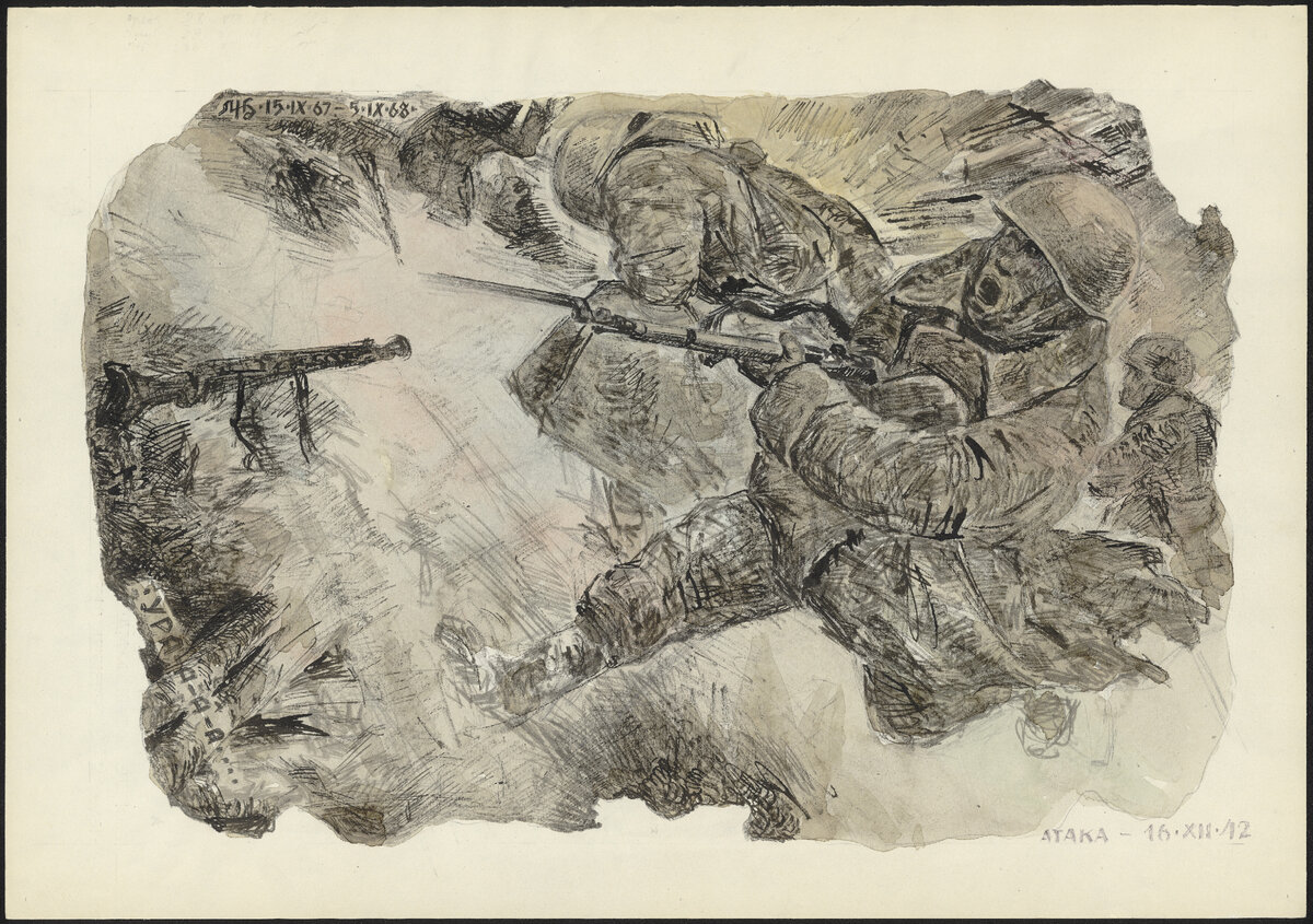 Жданов Л.И. "Атака 16.12.1942 г.".
